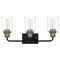 Quoizel Cox 3-Light Matte Black Bath Light COX8622MBK - alternate 2